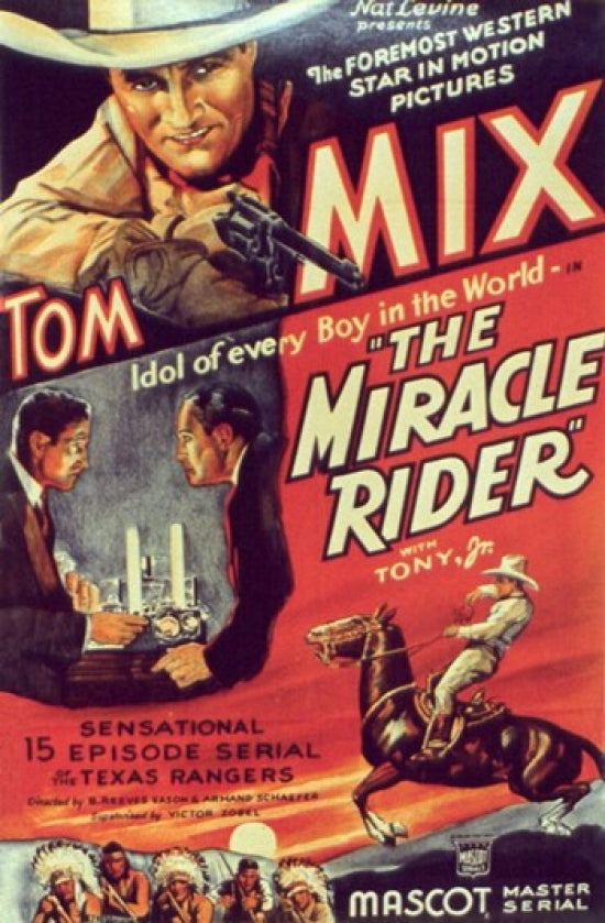 The Miracle Rider Movie Poster Print showcasing classic film imagery.