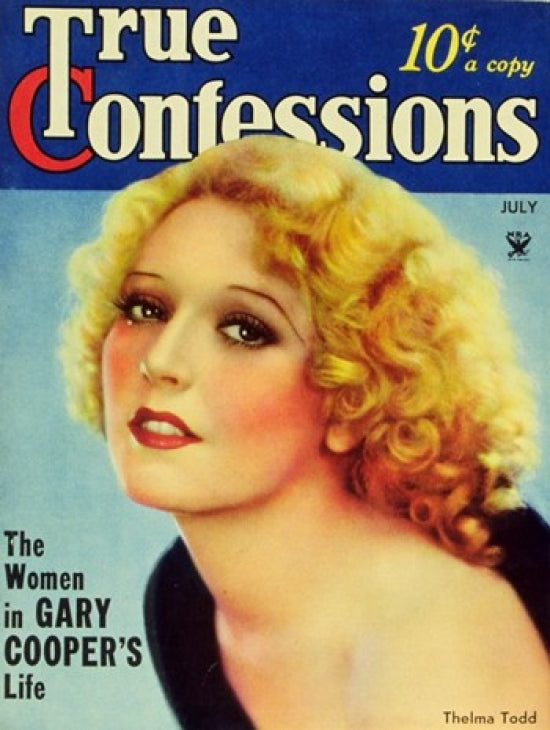 Thelma Todd Movie Poster showcasing classic Hollywood art