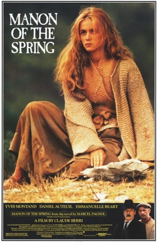 Manon of the Spring Movie Poster Print showcasing vibrant imagery and cinematic appeal.