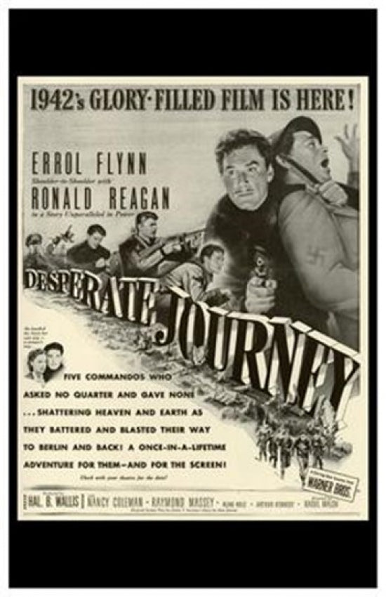 Desperate Journey Movie Poster Print showcasing iconic film imagery.