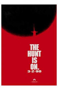 The Hunt for Red October Movie Poster Print showcasing thrilling naval warfare imagery.