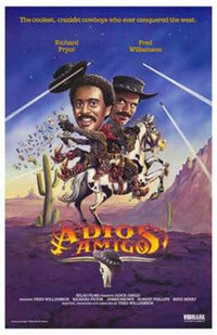 Adios Amigo Movie Poster featuring classic film art