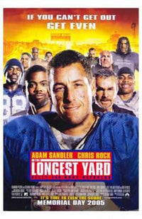 The Longest Yard Movie Poster Print featuring classic comedy film art.