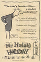 Mr Hulot's Holiday Movie Poster Print showcasing classic cinema.