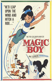 Magic Boy Movie Poster Print showcasing vibrant animation artwork.