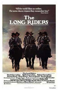 The Long Riders Movie Poster Print showcasing classic film imagery.
