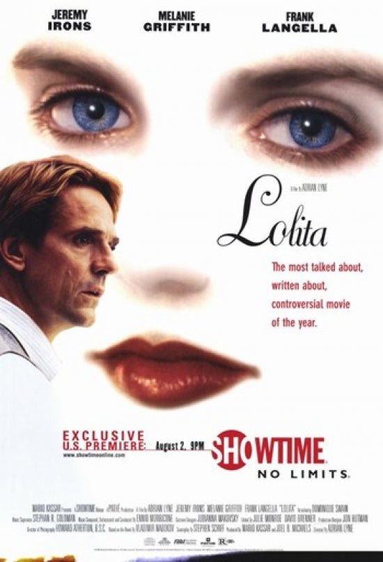 Lolita Movie Poster featuring captivating visual art