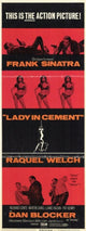 Lady In Cement Movie Poster Print showcasing vibrant colors and classic imagery.