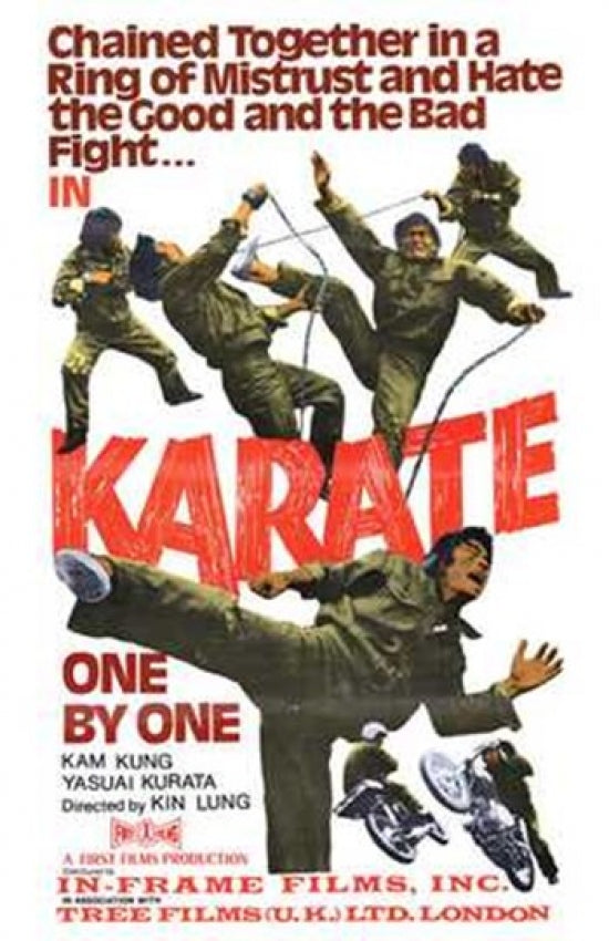 Karate Ony By One Movie Poster Print showcasing action and adventure.