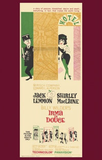 Irma La Douce Movie Poster Print showcasing vibrant colors and iconic design.