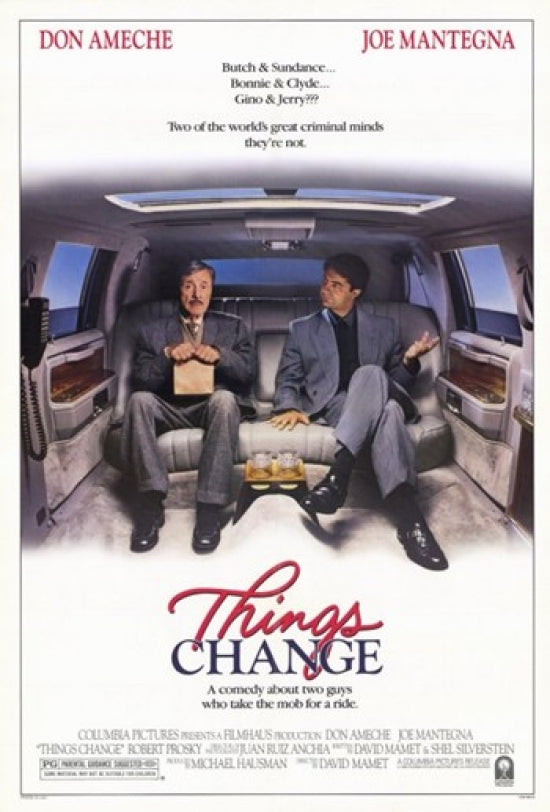 Things Change Movie Poster Print featuring cinematic art.
