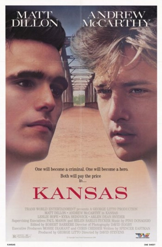 Kansas Movie Poster Print featuring vibrant imagery.