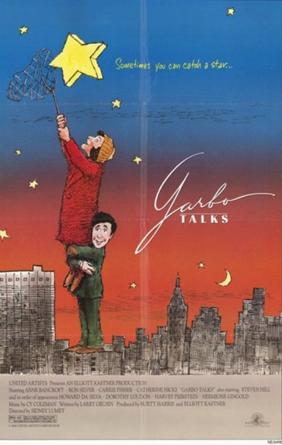 Garbo Talks Movie Poster showcasing classic film art.