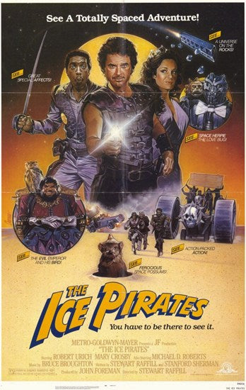 The Ice Pirates Movie Poster Print showcasing whimsical adventure.