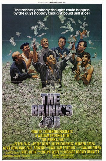 Brinks Job Movie Poster Print showcasing classic film art.