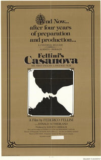 Casanova Movie Poster Print showcasing romance and elegance.