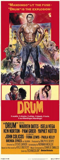Drum Movie Poster Print showcasing cinematic art, available in multiple sizes.