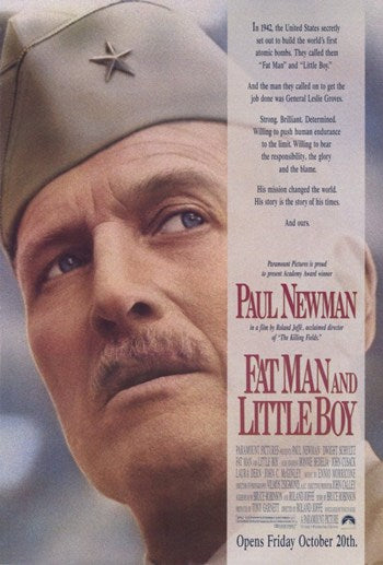 Fat Man and Little Boy Movie Poster Print showcasing historical significance.