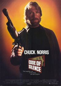 Code of Silence Movie Poster Print showcasing dramatic visuals.