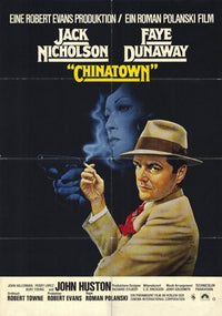 Chinatown Movie Poster Print showcasing classic film art.