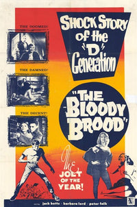 Bloody Brood Movie Poster Print showcasing a thrilling cinematic design.