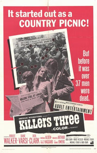 Killers Three Movie Poster Print showcasing thrilling cinema imagery.