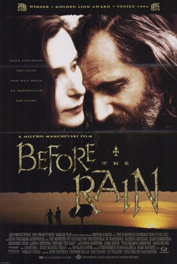 Before the Rain Movie Poster Print featuring cinematic visuals