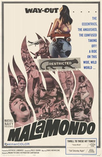 Malamondo Movie Poster Print featuring vibrant colors and dynamic imagery.