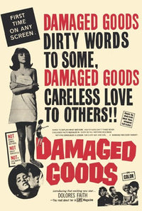 Damaged Goods Movie Poster Print showcasing cinematic art.