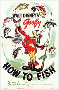 How to Fish Movie Poster Print featuring vibrant fishing theme