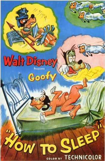 How to Sleep Movie Poster Print showcasing whimsical design for kids' rooms.