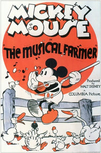 Musical Farmer Movie Poster Print featuring vibrant colors and whimsical design.