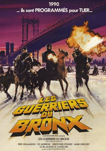 1990 the Bronx Warriors Movie Poster Print - Classic film art