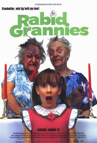 Rabid Grannies Movie Poster showcasing classic horror film art.