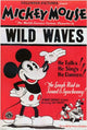 Wild Waves Movie Poster Print showcasing dynamic ocean waves.
