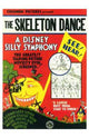 Skeleton Dance Movie Poster Print featuring playful dancing skeletons.