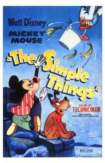 Simple Things Movie Poster Print showcasing elegant design.