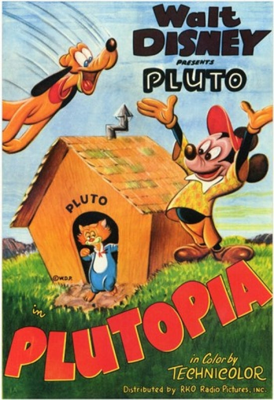 Plutopia Movie Poster Print showcasing vibrant artwork.