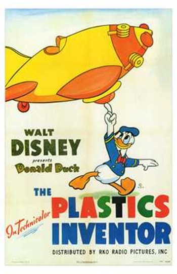 Plastics Inventor Movie Poster Print showcasing innovation and creativity