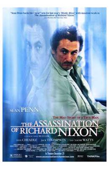 Assassination of Richard Nixon Movie Poster featuring vivid imagery