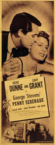 Penny Serenade Movie Poster Print showcasing classic cinema art.