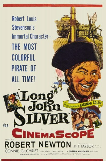 Long John Silver Movie Poster Print showcasing adventure and intrigue.