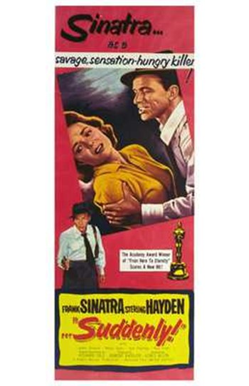 Suddenly Movie Poster Print showcasing suspenseful cinematic moments.