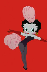 Betty Boop Movie Poster Print - Nostalgic Pop Culture Art