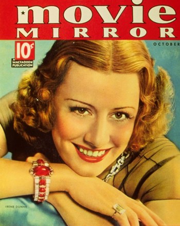 Irene Dunne Movie Poster Print featuring classic film star
