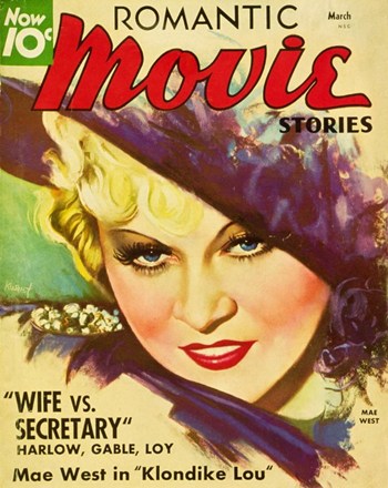 Mae West Movie Poster Print showcasing the glamorous Hollywood icon.