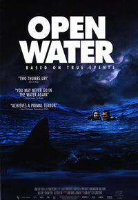 Open Water Movie Poster Print showcasing suspenseful ocean scene.