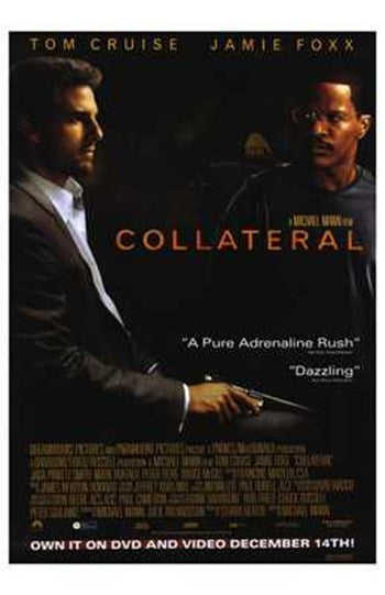 Collateral Movie Poster Print featuring Jamie Foxx and Tom Cruise