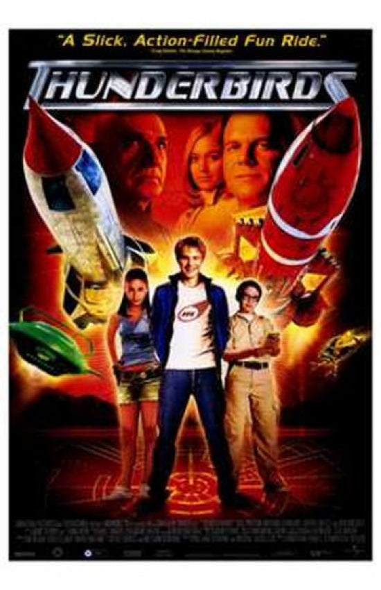 Thunderbirds Movie Poster featuring iconic visuals from the classic series.