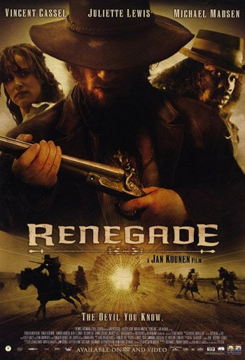 Renegade Movie Poster Print featuring vibrant colors and dynamic design.